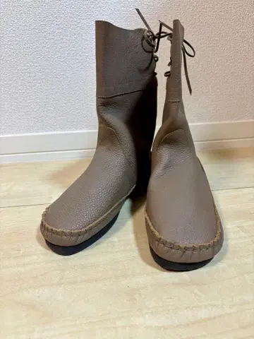 사만사 모스모스 업 가죽 부츠 모카