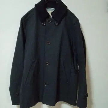 BEAUTY&YOUTH 다크 그레이 피 코트