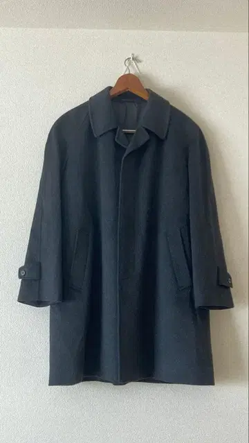 캐시미어 100% 스텐카라 코트 비즈니스 히요쿠 버튼 아우터