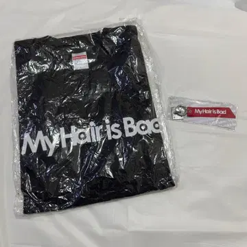 새상품 My Hair is Bad 티셔츠 + 스마트폰 링 마이헤어