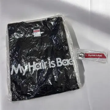 새상품 My Hair is Bad 티셔츠 + 스마트폰 링 마이헤어
