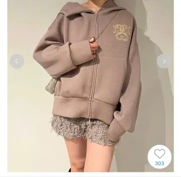 SNIDEL 볼륨 후드티 MOC