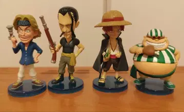 원피스 피규어 월드 컬렉션 빨간 머리 해적단 4체 세트