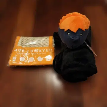 하이큐!! 봉제 인형 부착 횡단막 담요 메쉬 토트백