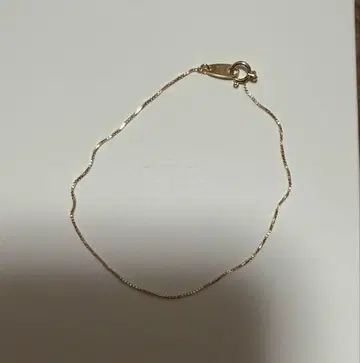 [ 미사용 새상품 ] ete 에테 팔찌 베네치안 체인 k10