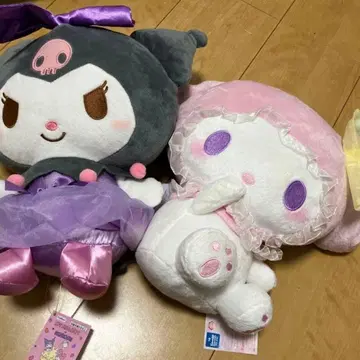 새상품 마이멜로디 쿠로미 파티 봉제 인형