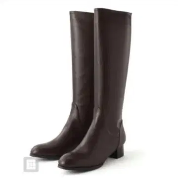 GRL 청키힐 롱 부츠 zr801 브라운