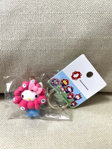 산리오 만박 미야쿠미야쿠 파스텔 키링 키티