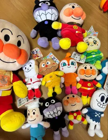호빵맨 봉제 인형 묶음 판매