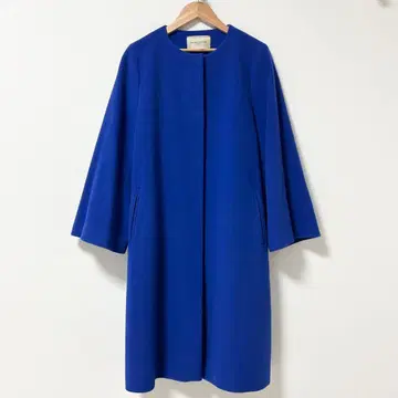 UNITEDARROWS UBCB 노카라 벨 슬리브 코트 블루