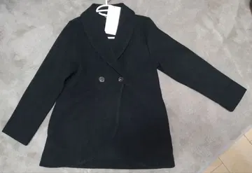 블랙 코트 아우터 자켓