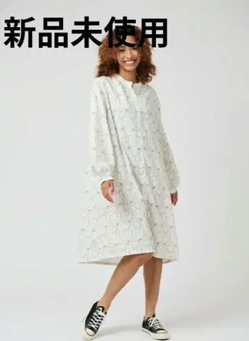 새상품 graniph 긴팔 셔츠 원피스 M 사이즈 파울 클레 천사