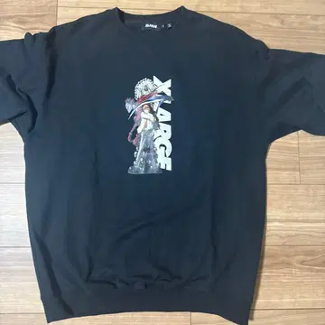 XLARGE 블랙 크루넥 트레이닝복 L