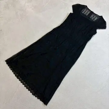 [ 새상품급 ] 블랙 레이스 원피스 S
