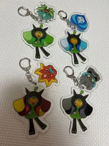 포켓몬 포켓몬 센터 아크릴 키링 오가무기 세트