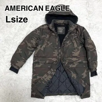 AMERICAN EAGLE 아메리칸 이글 다운 자켓 카모플라쥬 L