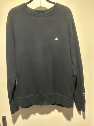 Champion 블랙 맨투맨 XX-LARGE