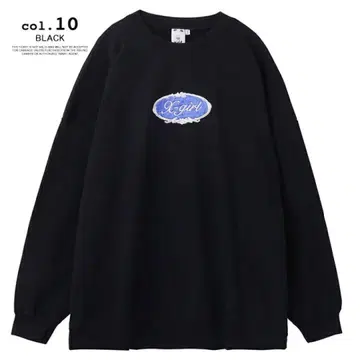 X-girl ROYAL OVAL LOGO CREW SWEAT TOP