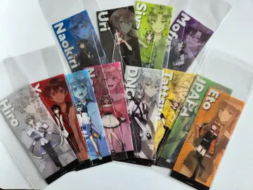 컬러풀 피치 북마커 클리어 책갈피 컬렉션 유안 노아 에토