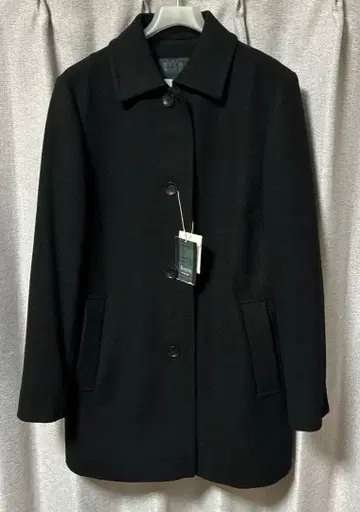 KEITH 여성용 블랙 울 코트 사이즈 42 미사용 새상품