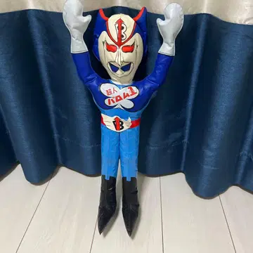 쇼와 레트로 초인 바로무완 공기 비닐 인형 미사용 새상품