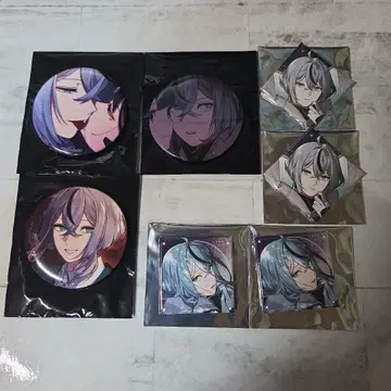 오발렉 모리 캔뱃지 7개 세트