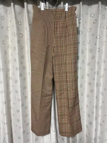 SLY 체크 무늬 팬츠