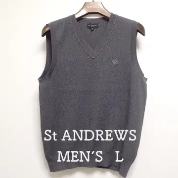세인트 앤드류스 남성용 베스트 그레이 사이즈 L