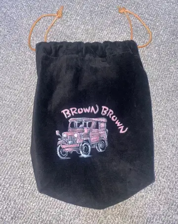 [ BrownBrown ] 브라운브라운/ P,S 페인트 복조리 백