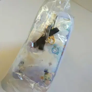 캐릭터 패턴 파우치 리본 포함