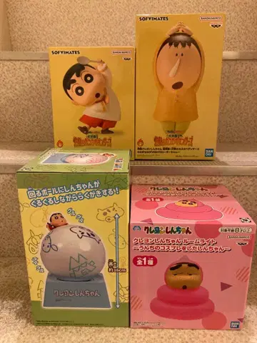 짱구는 못말려(크레용 신짱) 피규어 4체 세트