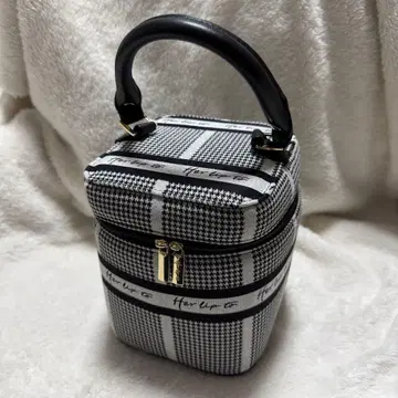 Herlipto HLT Jacquard Vanity Bag silver