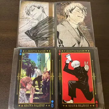 주술회전 점페스 마그넷 스티커 카드놀이 젠인 나오야 이누마키 토게