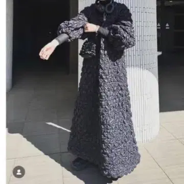 PERNA 볼륨 슬리브 원피스 L