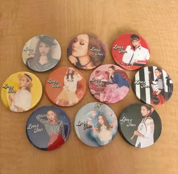 니시노 카나 Love it tour 캔뱃지 10개