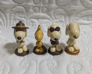 [PEANUTS] 버블 헤드 스누피 우드스탁 4종 세트