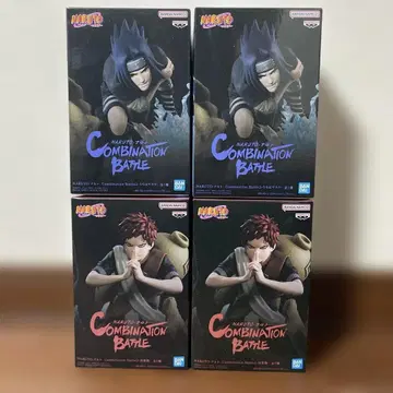 나루토 COMBINATION BATTLE 사스케 & 가아라 4체 세트