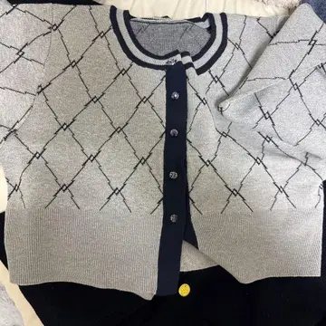 VIS 모노그램 니트 앙상블