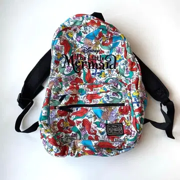 택 포함 새상품 디즈니 인어공주 백팩 아리엘 패턴