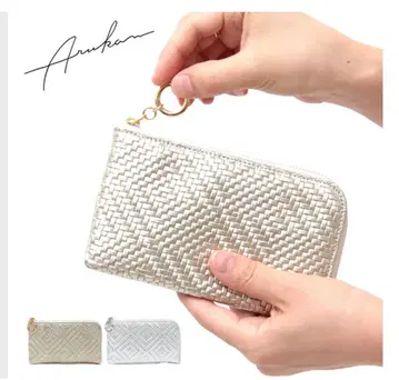 미사용 새상품 파네로 숏 L 지퍼 골드 작음 장지갑