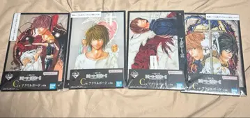 제일복권 데스노트 C상 아크릴 보드 전 4종 컴플리트