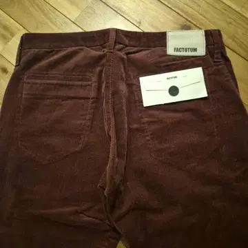 [ 미사용 새상품 ] Factotum 파크타무 코듀로이 팬츠 스트레치