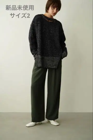 클라네 BASIC TUCK PANTS