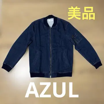 AZUL 아즈르 데님 봄버 자켓