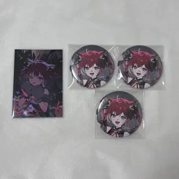 Crazy Raccoon CR 할로윈 카드 캔뱃지 카루비