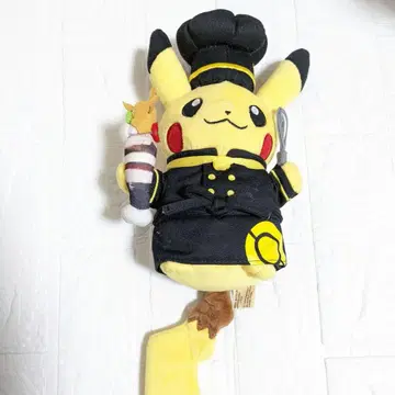 새상품급 포켓몬 카페 봉제 인형 피카츄 파티시에