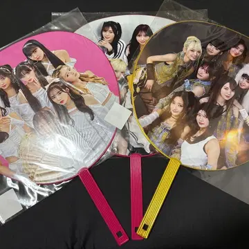 Girls2 부채 3개 세트 5주년 갈갈에이트 하라다 토아 갈바토