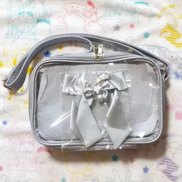 자카마트 이타백 지갑 미니백 그레이