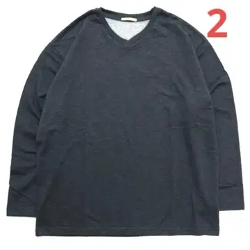 라몬드 긴팔 티셔츠 차콜 그레이 2 새상품 미사용품