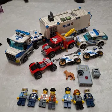 레고 경찰 세트 60137+60139+순찰차